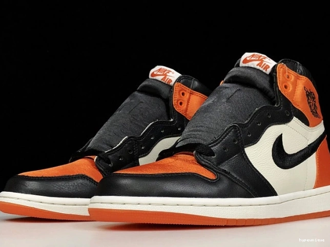 HYPE Air AV3725-010 Womens Jordan Satin 1 Retro Backboard Shattered 0719
